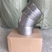 厂家直供家用取暖炉采暖炉烟4WT45 1505度弯炉头管不锈钢弯头壁炉