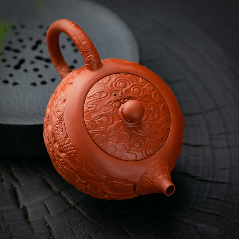 砂铫红泥泡茶紫砂壶纯手工功夫茶壶茶具套装泡茶壶如意西施养茶壶