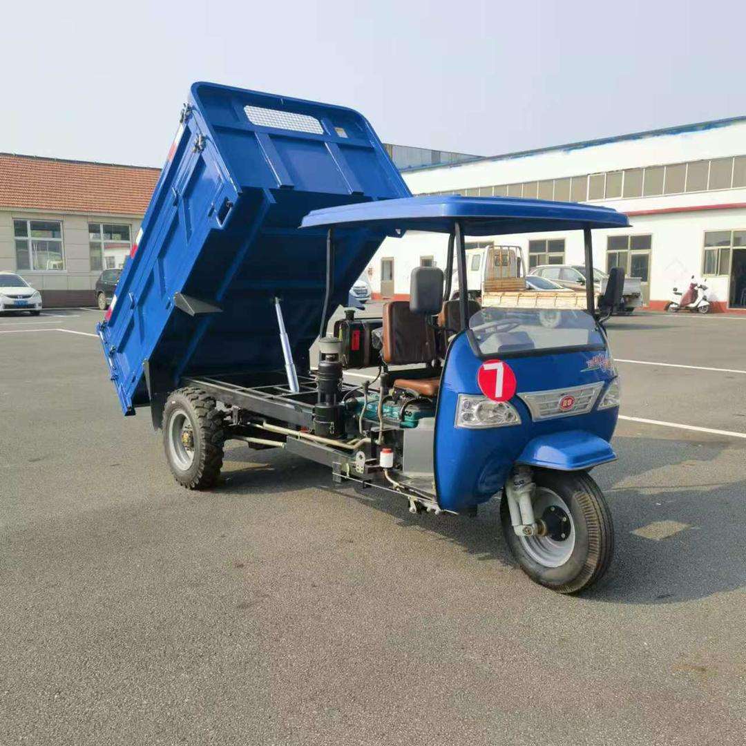 农柴油型三轮车时风五征大型全自小压动液自卸翻斗LJL用车工地养