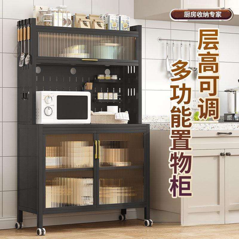 升级餐边柜靠墙柜子储物收纳家用简易置物碗柜客厅厨房橱柜置直销