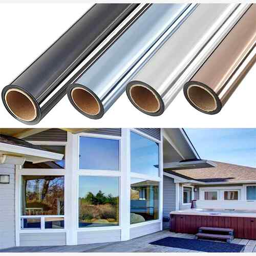 One Way Mirror Window Privacy Film Daytime Anti UV Sun Block