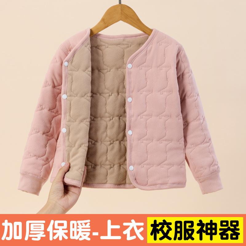 保暖衣儿童棉衣棉裤儿童运动套装