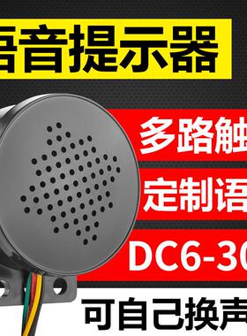 YX60语音提示器多路触发语音定制喇叭提示器12-24V声音警报器定制