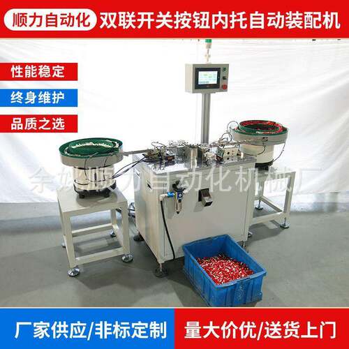 厂家供应双联开关全自动装配机自动化机械设备制作产品自动设备
