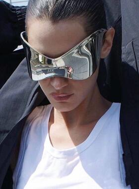 蒸汽朋克雷鬼防风骑行太阳眼镜未来前卫重金属风男女搭配太阳眼镜