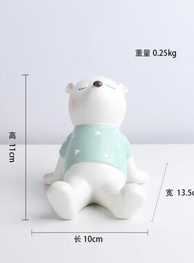 高档萌熊家园系列摆件可爱房少女心面小摆设桌创你意饰品迷儿童间