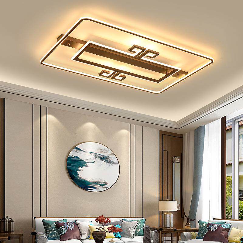 新中式吸顶灯主卧室房间简约个性创意风格客厅灯LED灯2021年新灯