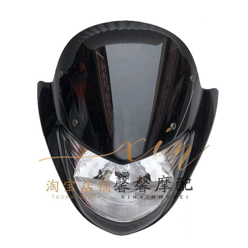 适用钱江金喜王金福王QJ125-19A/9B/6N/6M导流罩前照灯大灯总成