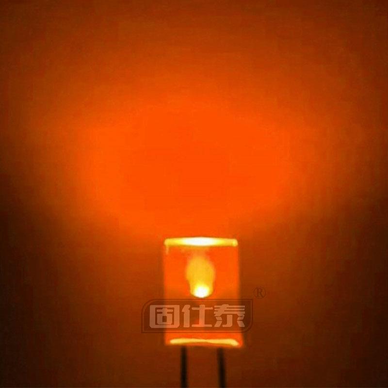 234方形橙发橙灯机械键盘灯珠超高亮2*3*4指示灯LED灯珠厂家直销
