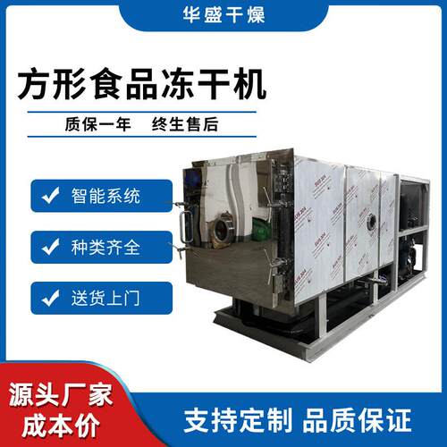 大型药材鲜花冷冻干燥机芒果榴莲果蔬干低温冻干设备无花果冻干机