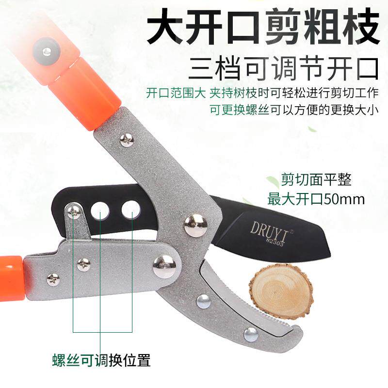 德鲁伊园林伸缩大力剪粗枝剪大枝剪修枝剪SK5园艺树枝剪源头