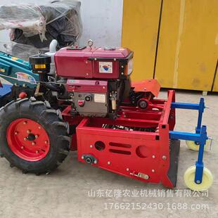 挖蒜机 手扶汽油自走式 单杠四轮前置出蒜机 不伤蒜头农用收获机