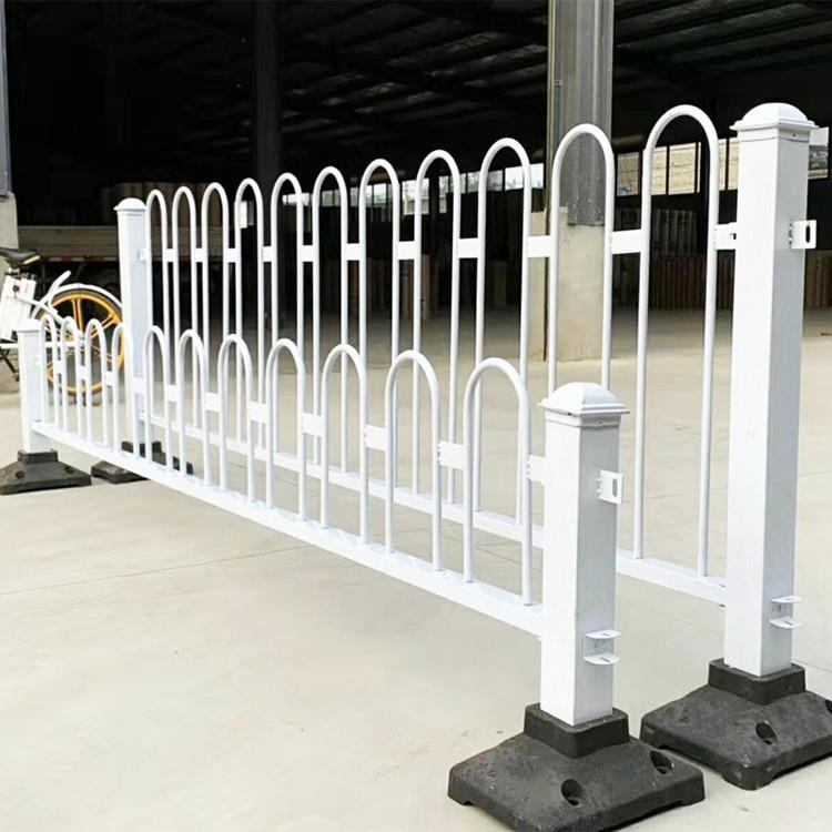 京式护栏城市公路隔离防撞栏道路交通栏杆人车分流机动车道路护栏