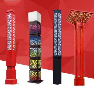 庭院灯景观灯方形柱灯户外3米4米防水公园小区道路庭院灯路灯