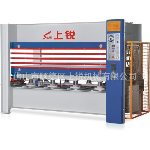 涂胶木板贴MH3848皮具板件四层四油缸家双面380工V热压机M木H3848