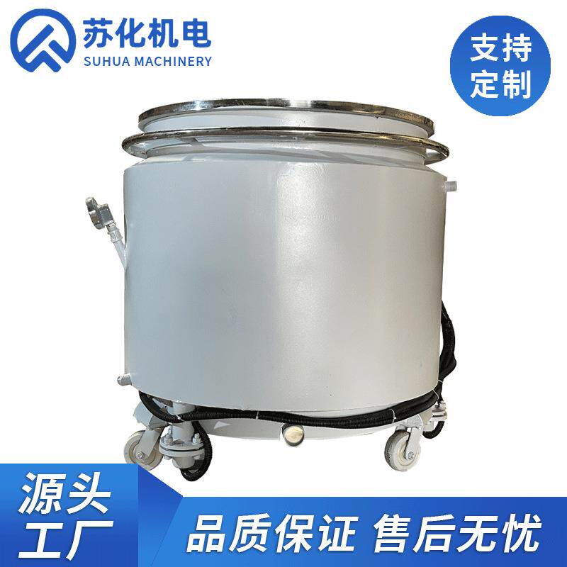 304不锈钢双层夹套冷却缸化工油漆涂料搅拌桶500L加厚液体分散缸