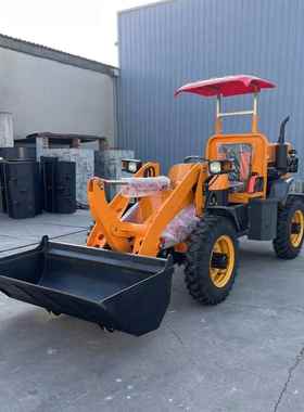 wheel loader 轮式小铲车装载机四驱 全地形建筑工程抓木机