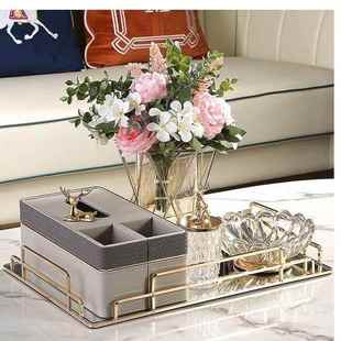 Q1D轻奢肤桌感高档编织纸巾盒用茶几收家纳盒面多功773能巾抽餐纸