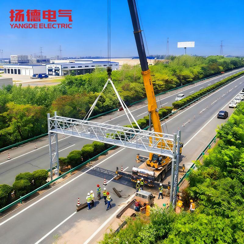 供应高速公路龙门架ETC门架路跨交通指示牌限高架电子显示屏路跨