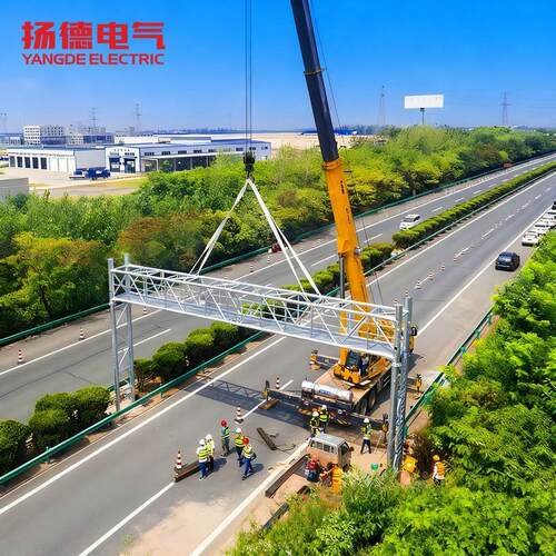 供应高速公路龙门架ETC门架路跨交通指示牌限高架电子显示屏路跨