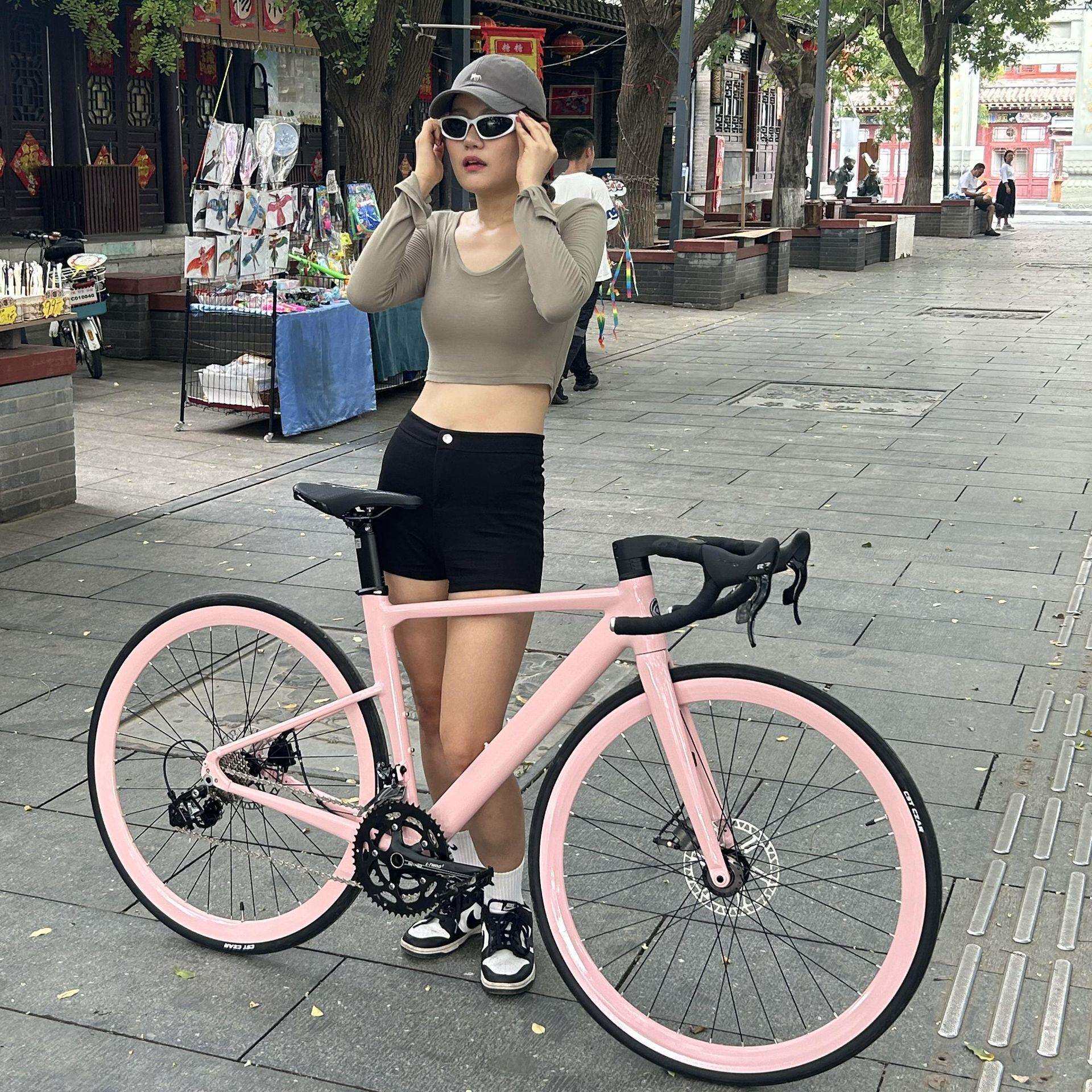 厂家直供铝合金公路车20变速油碟刹竞速赛车自行车700*28C山地车
