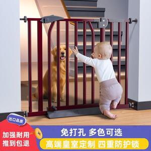 自建房楼梯口隔断门小孩围栏安全护栏拦门栅栏楼梯口封闭门围栏