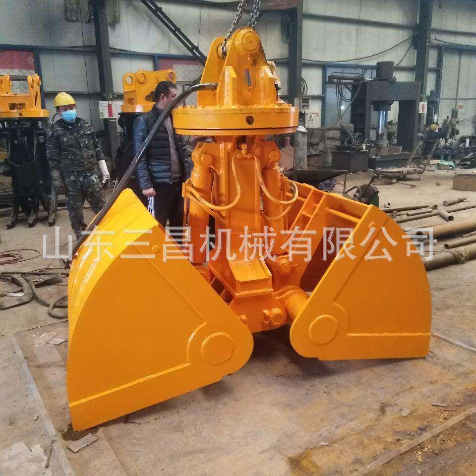双开贝型斗新型挖掘机HSD10/HSD15贝壳斗挖沙斗轮船卸沙贝壳斗