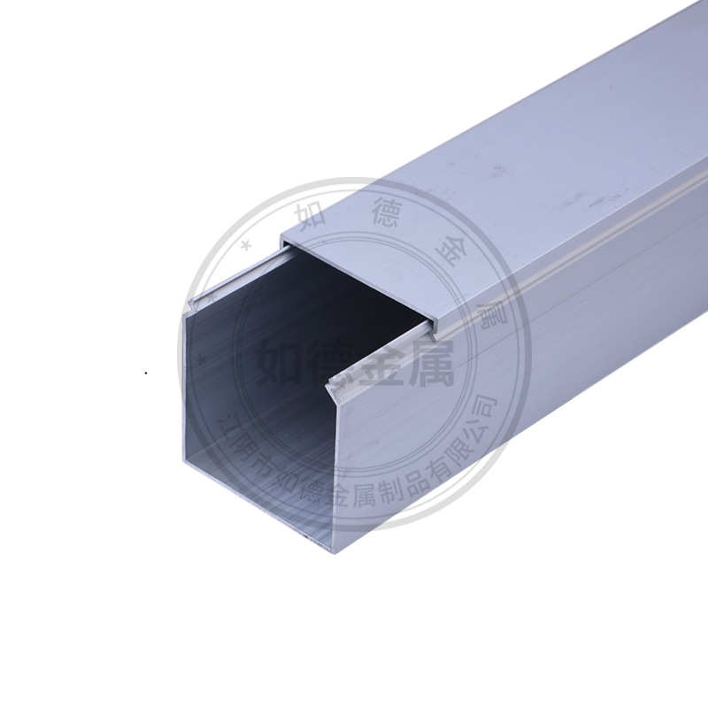 现货金属线槽1.5mm50*50方形加厚明装线槽铝合金室外布线桥架线槽