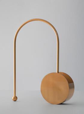 现代奢样板房装H0994摆饰品创意金色摆件式家居客厅桌轻面欧小件