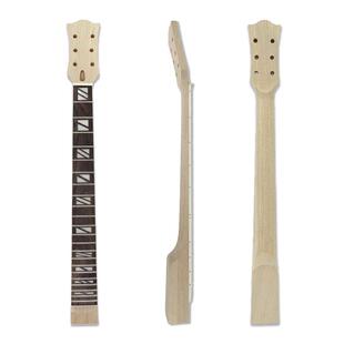 电吉他琴颈桃花芯琴头电吉他琴头单摇22品24.5寸电吉他配件琴颈