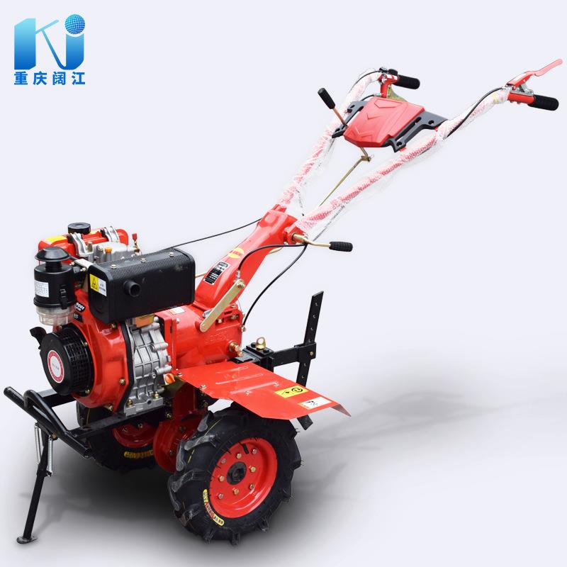 厂家销售微耕机旋耕机 农耕犁地起垄开沟除草 微耕机 耕地机坐耕