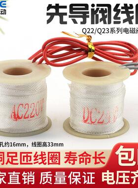 先导阀线圈 Q23XD-2L Q22XD-2L电磁阀线圈 AC220V AC36V DC24V