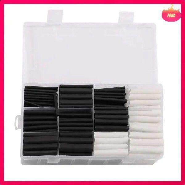 300Pcs 3:1 Heat Shrink Tubing Kit With Glue Dual Wall - 实物图