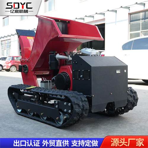 家用型粉碎机林业碎木机果园茶园枝条树枝碎枝机柴油移动碎枝机
