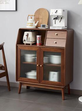 木边柜家实用柜客厅靠HFA墙子储物柜酒柜轻奢置物柜茶水柜碗餐柜