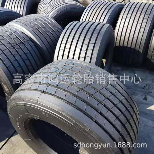 现货供应 油罐车宽轮胎445/50/45R22.5 445/65R22.5 真空全钢丝轮