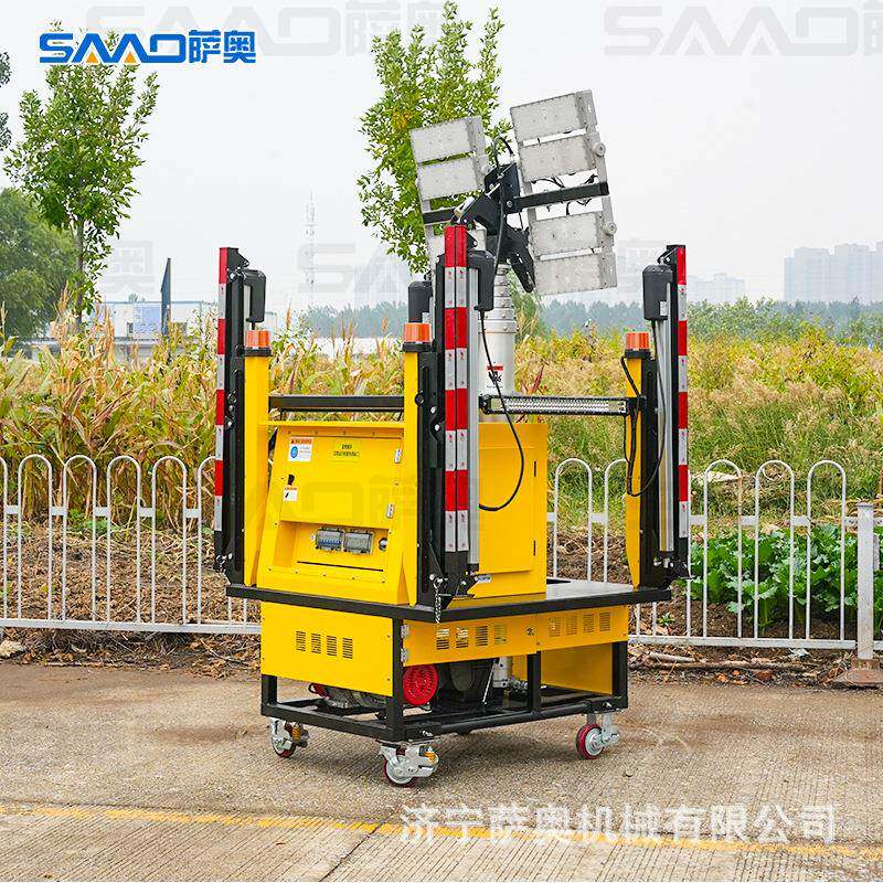 定制应急工程照明车多角度大范围便携自卸式移动照明灯塔