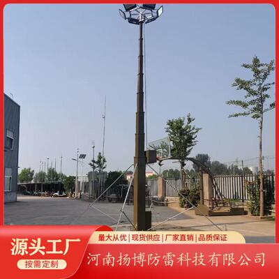 8米承重100公斤车载自式丝杠传动伸缩桅杆方管升降支撑桅杆