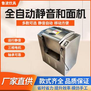 25公斤不锈钢自动翻斗和面机 厂家全自动和面机