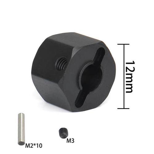 12MM 结合器 Axial SCX10 90046 攀爬车加长结合器7mm/8mm/9mm