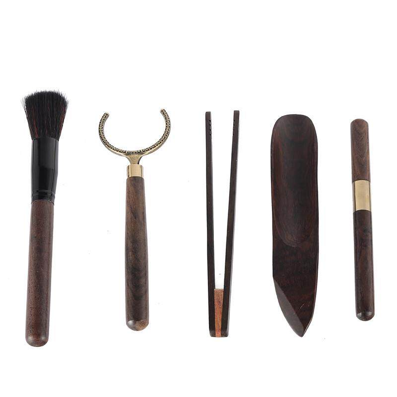 茶配件六夹功夫黑檀木工具针茶具君子茶六茶道泡茶台君子茶刀套装,餐饮具,茶具礼盒,淘宝优惠券,粉丝福利购,淘宝优惠卷