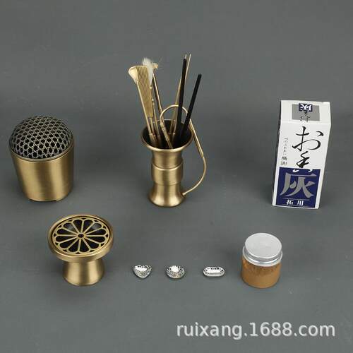 T162K空薰盘香十六件组套装/沉香器具/香道工具/隔火香熏