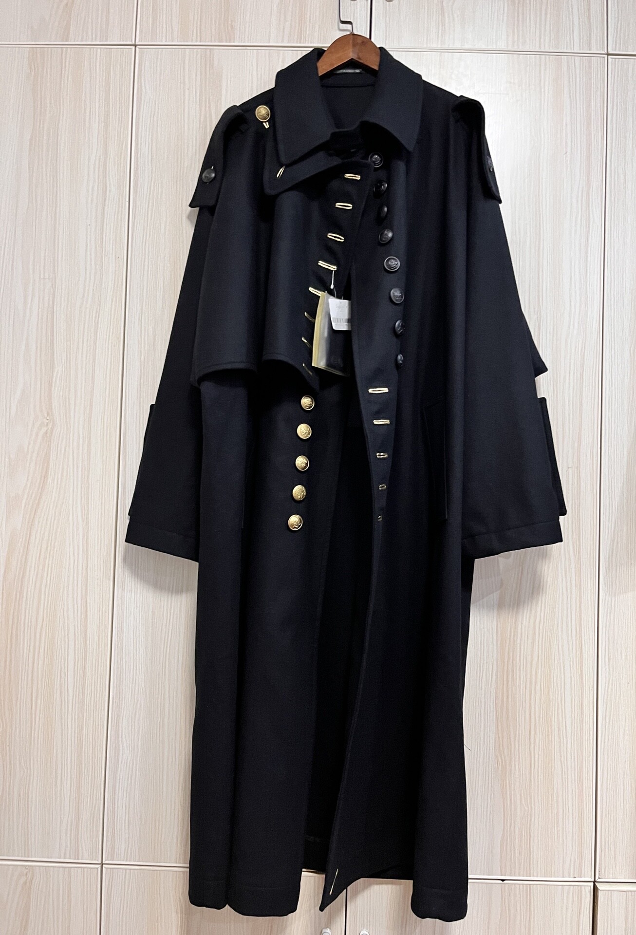 Yohji Yamamoto 19AW Gold Button Military Coat