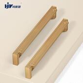 高品质时尚 定制家俱衣柜门整体橱柜金色拉手书柜收纳柜抽屉 新中式