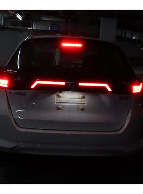 专用于2021四代飞度贯穿尾灯总成LED流光灯 刹车灯转向灯改装配件