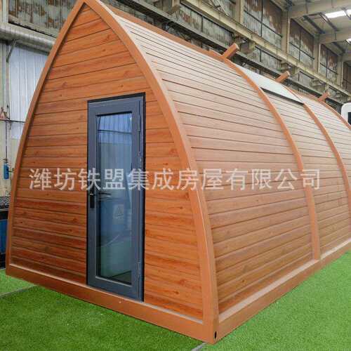 可外贸异形户外带露台太空舱民宿星空房网红可移动度假村太空舱