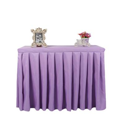 平纹布会议室桌布加厚台呢台布桌套酒店桌裙罩宴会会议台裙