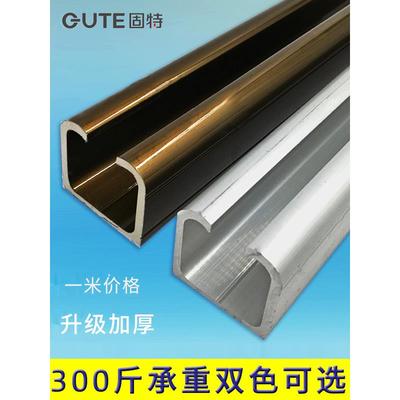 优质滑动门轨道滑动轨悬挂静音实木玻璃门折叠滑动门导轨悬挂轨悬