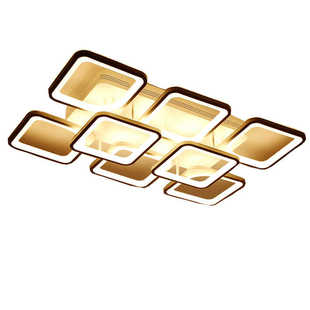 简约个性 LED吸顶灯现代大气创意长方形客厅灯时尚 餐厅卧室灯 包邮