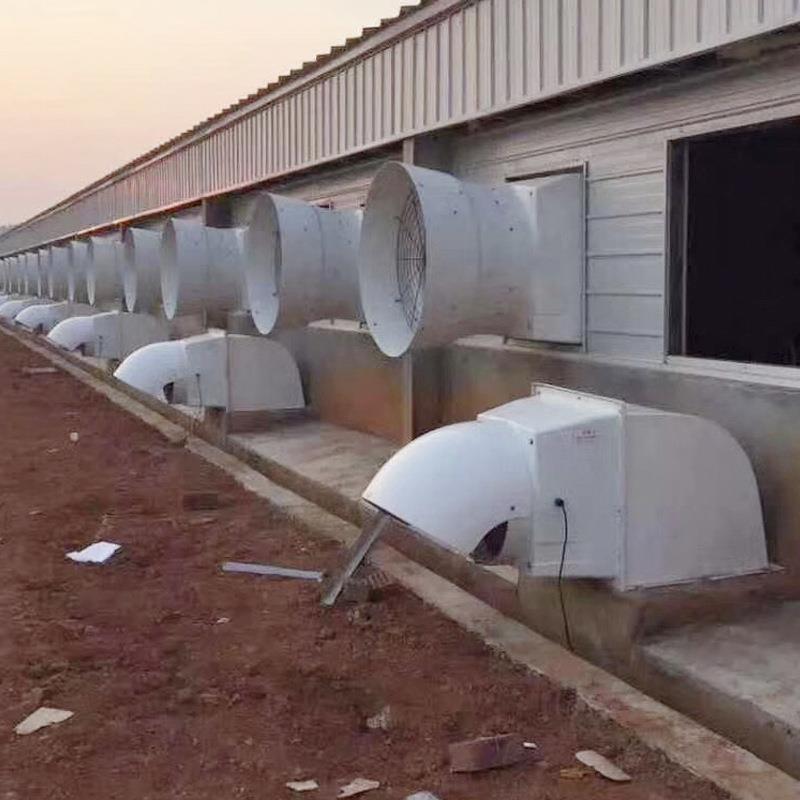 新双款玻璃钢负压风机OFM45度底90弯强头带面反边加筋屋顶风机地